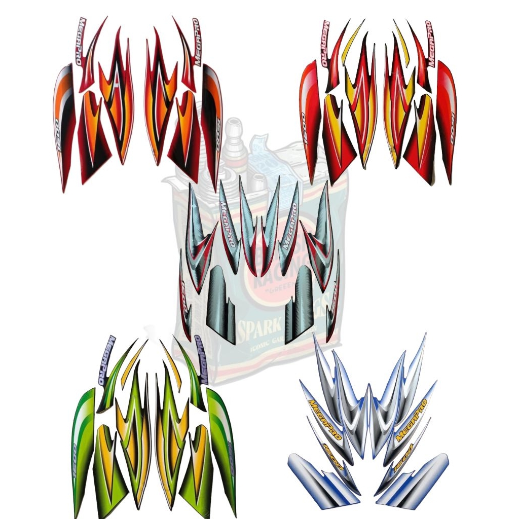 Striping Sticker Honda Megapro Lama 2005