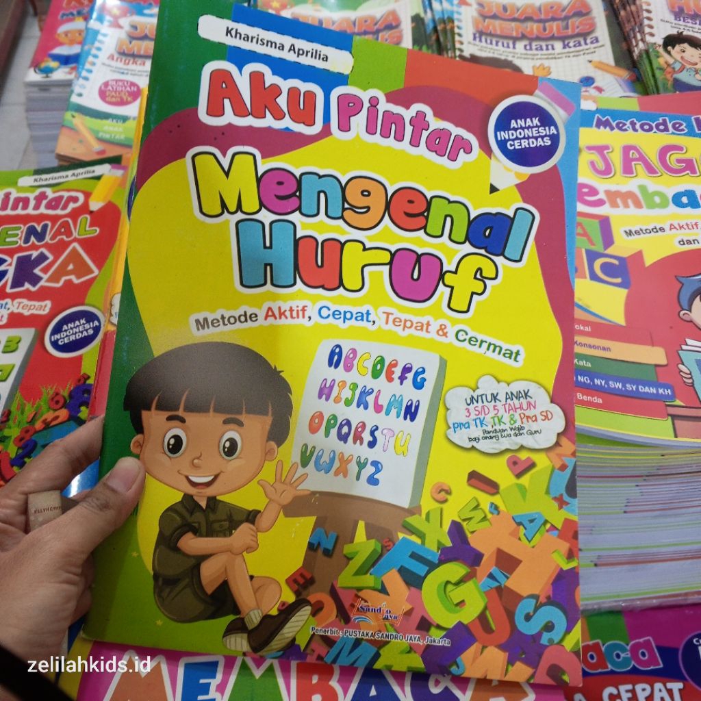Buku Aku Pintar Mengenal Huruf dan Angka