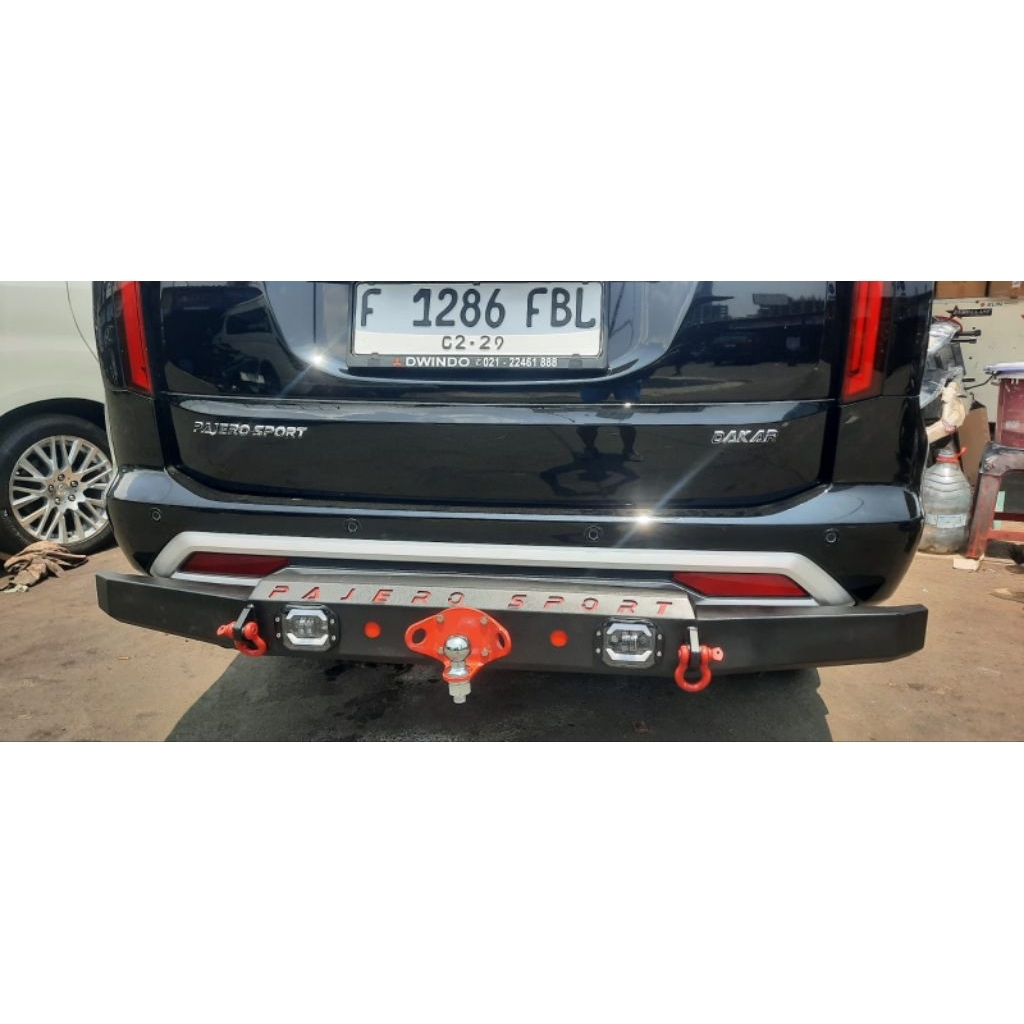 Paket Tanduk Bumper Depan/Towing Depan & Belakang pajero sport 2016-2025