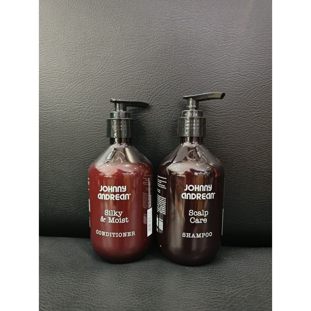 Sepasang JOHNNY ANDREAN Silky & Moist  CONDITIONER  JOHNNY ANDREAN  Scalp Care  SHAMPOO