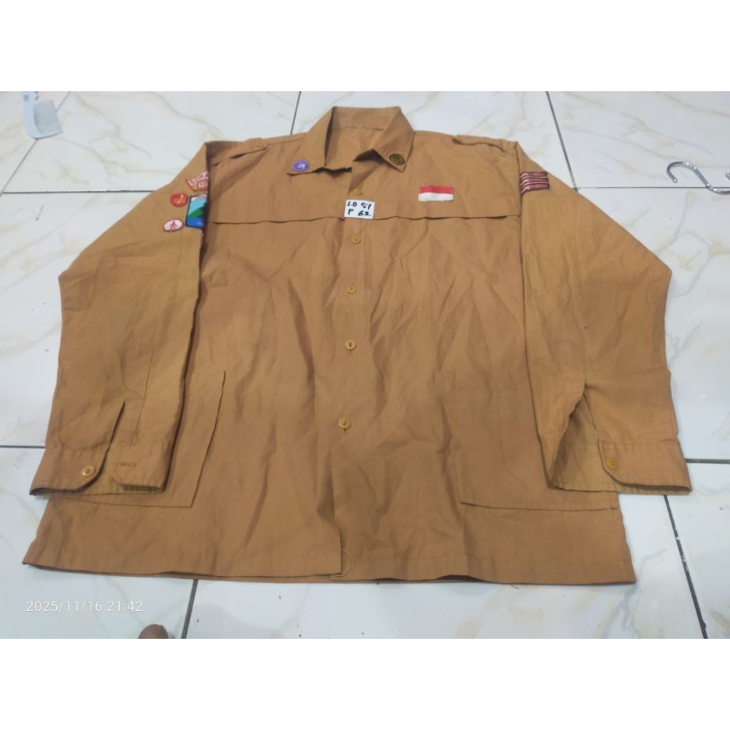 preloved baju pramuka