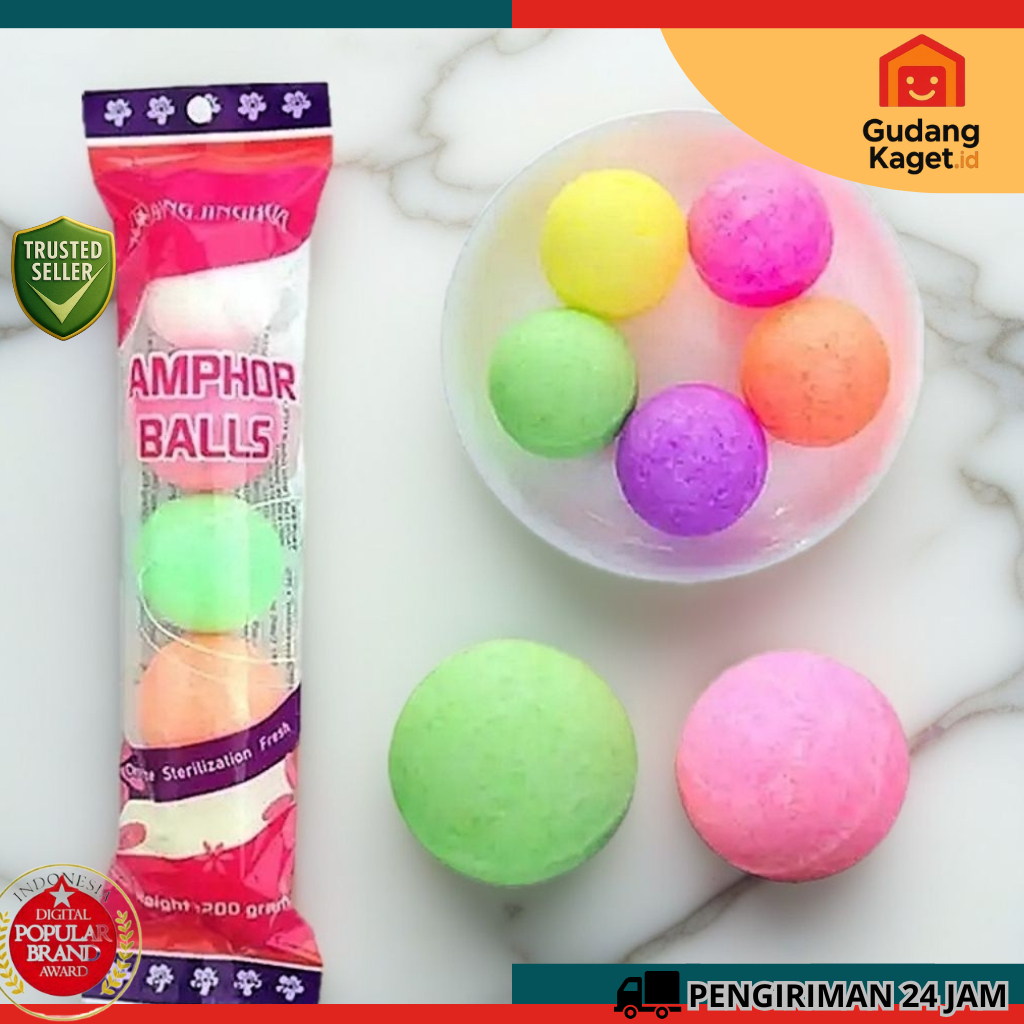 [1PCS] kamper ball isi 5 kamper kamar mandi pewangi kamar mandi kamper isi 5