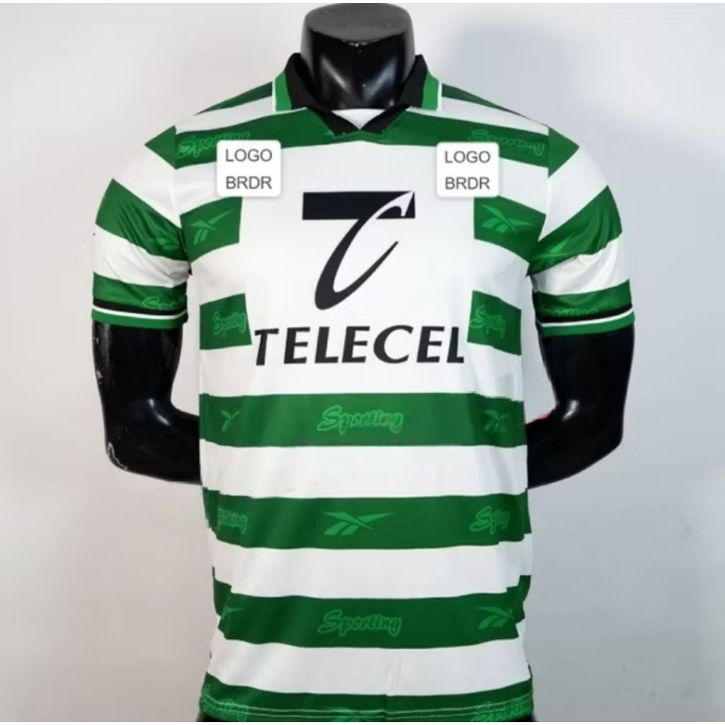 JERSEY BOLA RETRO SPORTING LISBON HOME 1998 1999