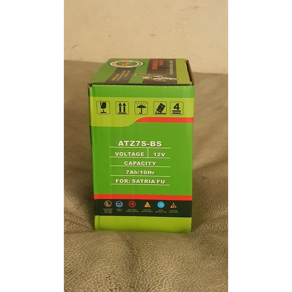 Aki Alkaline ATZ7S cocok buat motor satria fu