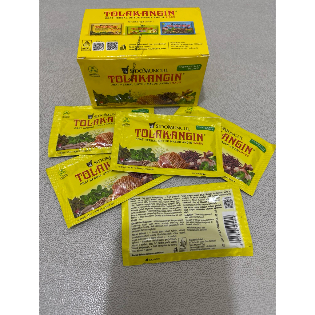 [Eceran] Jamu Tolak Angin Sido Muncul | Obat Herbal Masuk Angin Madu