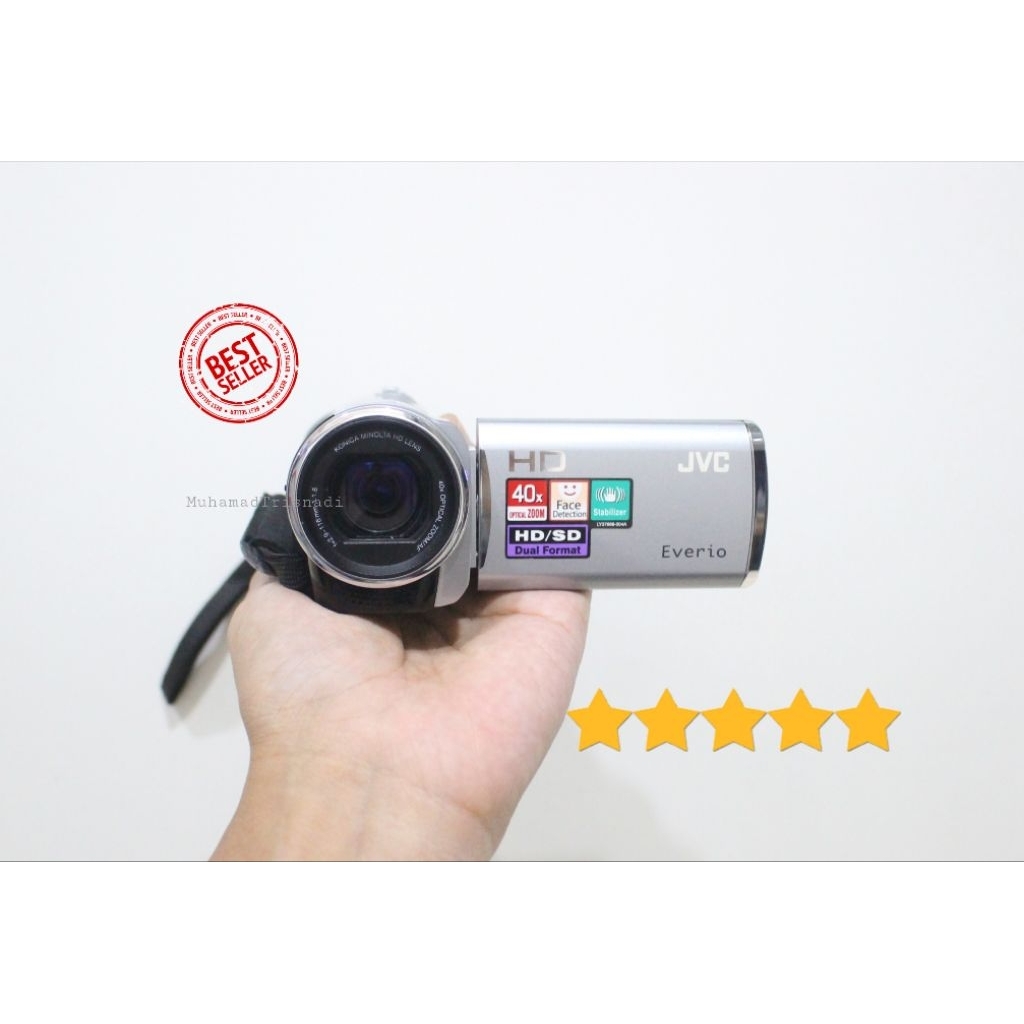 Handycam JVC Everio GZ HM30SAG FullHD Video 40x OpticalZoom Silver Murah