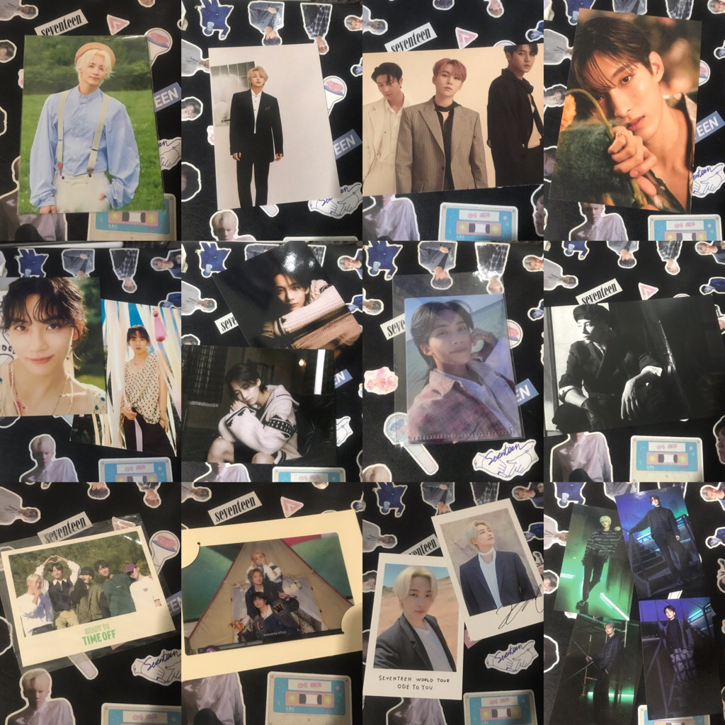 POSTCARD SEVENTEEN OFFICIAL ALBUM FTS SEVENTEENTH HEAVEN ATTACCA YOUR CHOICE AN ODE CARATLAND FML IT