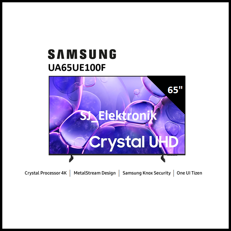 Samsung UA65UE100F - LED TV 65 Inch 65UE100 Crystal UHD 65UE100F 4K Smart TV