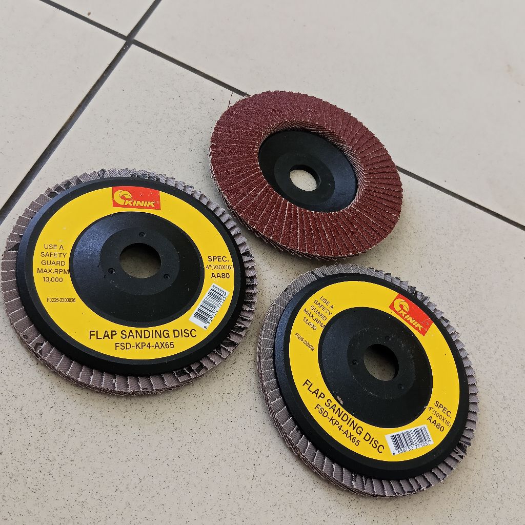 Flap Sanding Disc Kinik 4 Inch Amplas Susun Grit-80