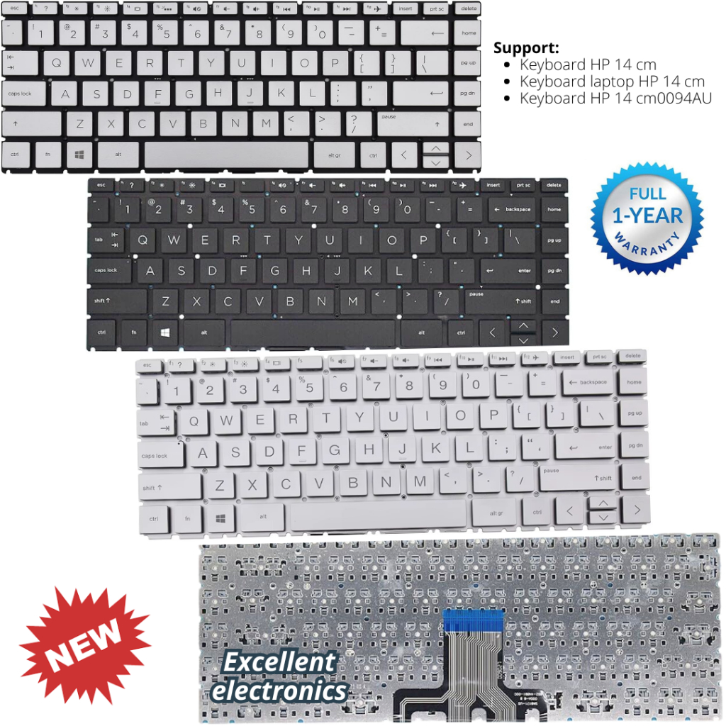Keyboard HP 14 cm, Keyboard laptop HP 14 cm, Keyboard HP 14 cm0094AU original new