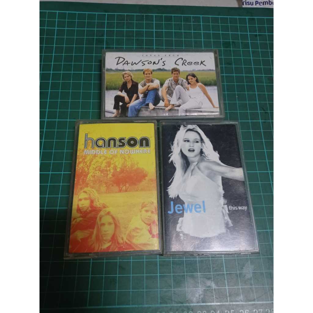 Borong kaset hanson, jewel dan ost dawson creek