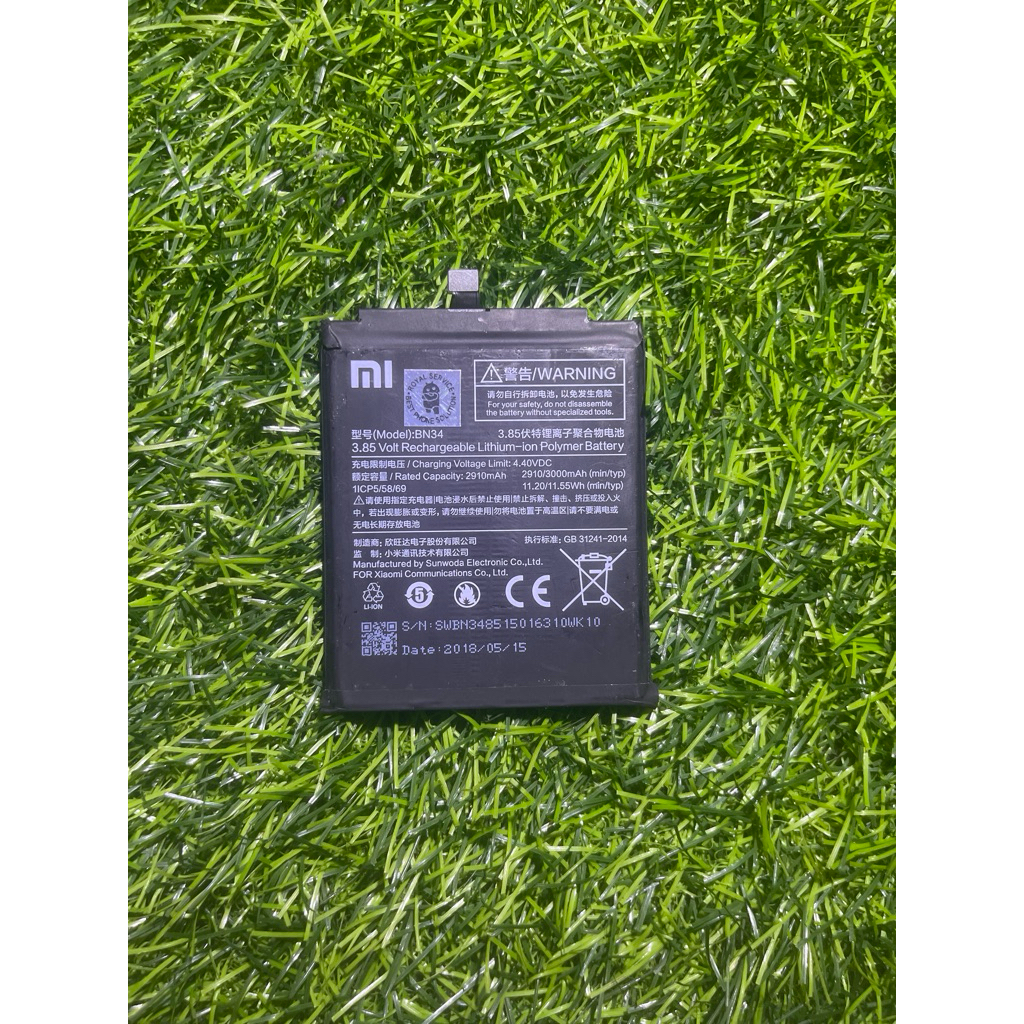 BATERAI XIAOMI REDMI 5A BN34 ORIGINAL COPOTAN