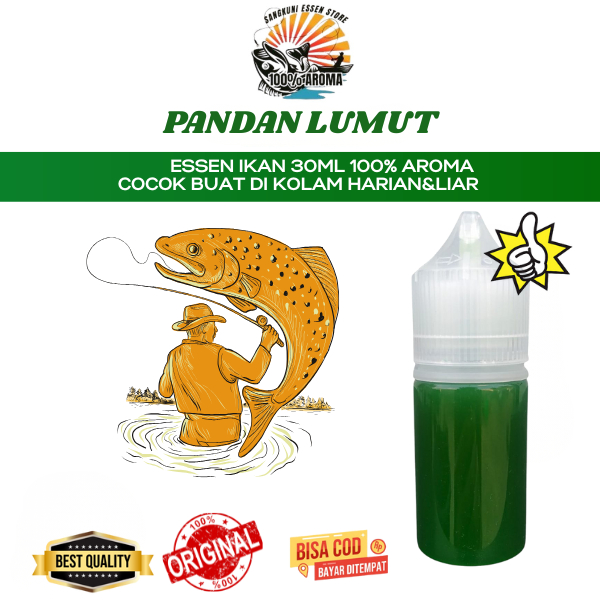 Essen Ikan Nila&Mas Aroma Pandan Lumut Umpan Mancing Jos