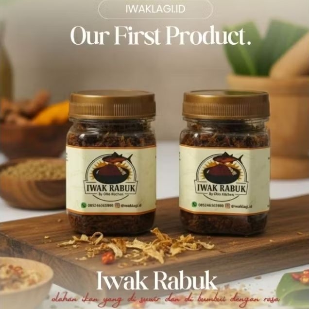 Ikan Rabuk/Ikan Suwir/Lauk Siap Saji/Lauk Praktis/Iwak Rabuk (200gr)
