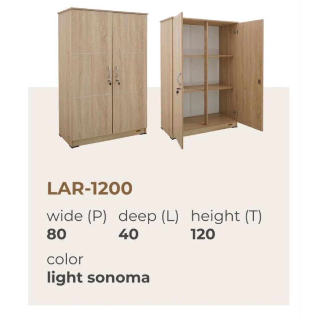 KHUSUS DENPASAR-BALI.Lemari Pakaian 2 Pintu Anak / Baby Locker Full Rak