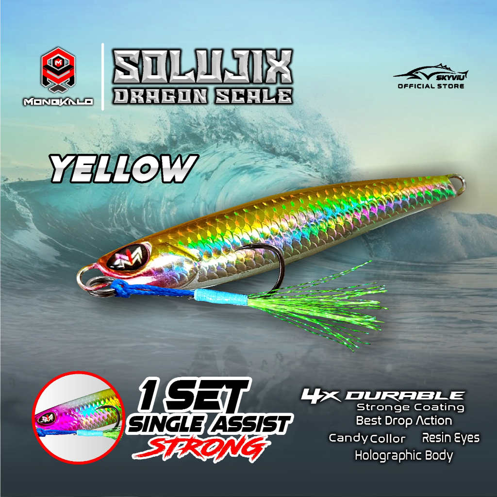 Mongkalo Solujix Sisik-Kecil noGID noMotif Candy 20 Kuning