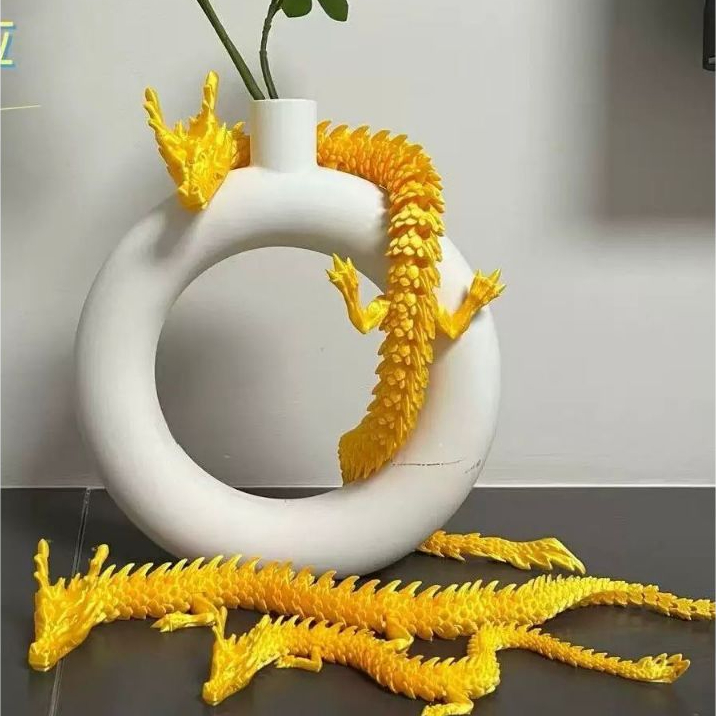 { OMG } Dekorasi Lemari Naga / Pajangan Aquarium Naga 3D / Dekorasi Aquarium Naga / Mainan Anak Naga