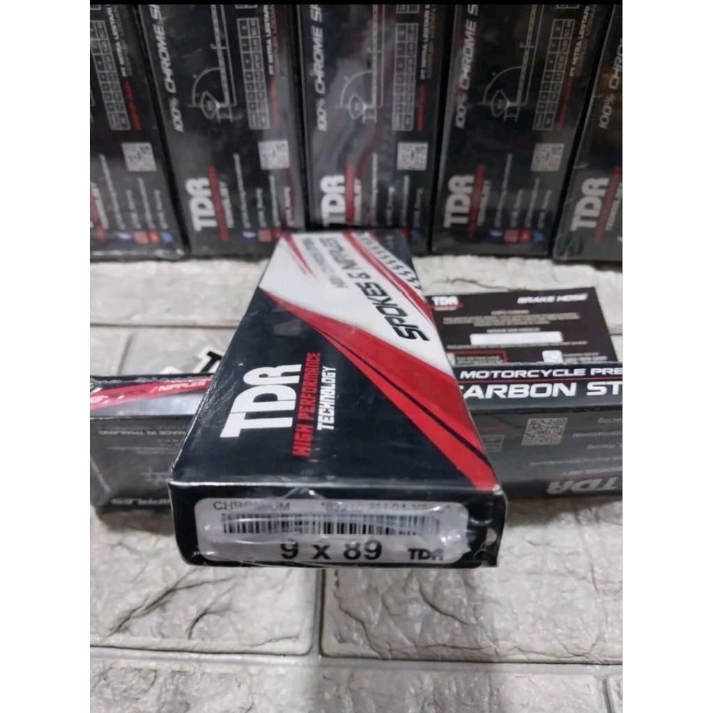 Jari-jari Ring 14 Warna Chrome TDR Original 89-130 Khusus Ring Velg 14/Lingkar Velg 14