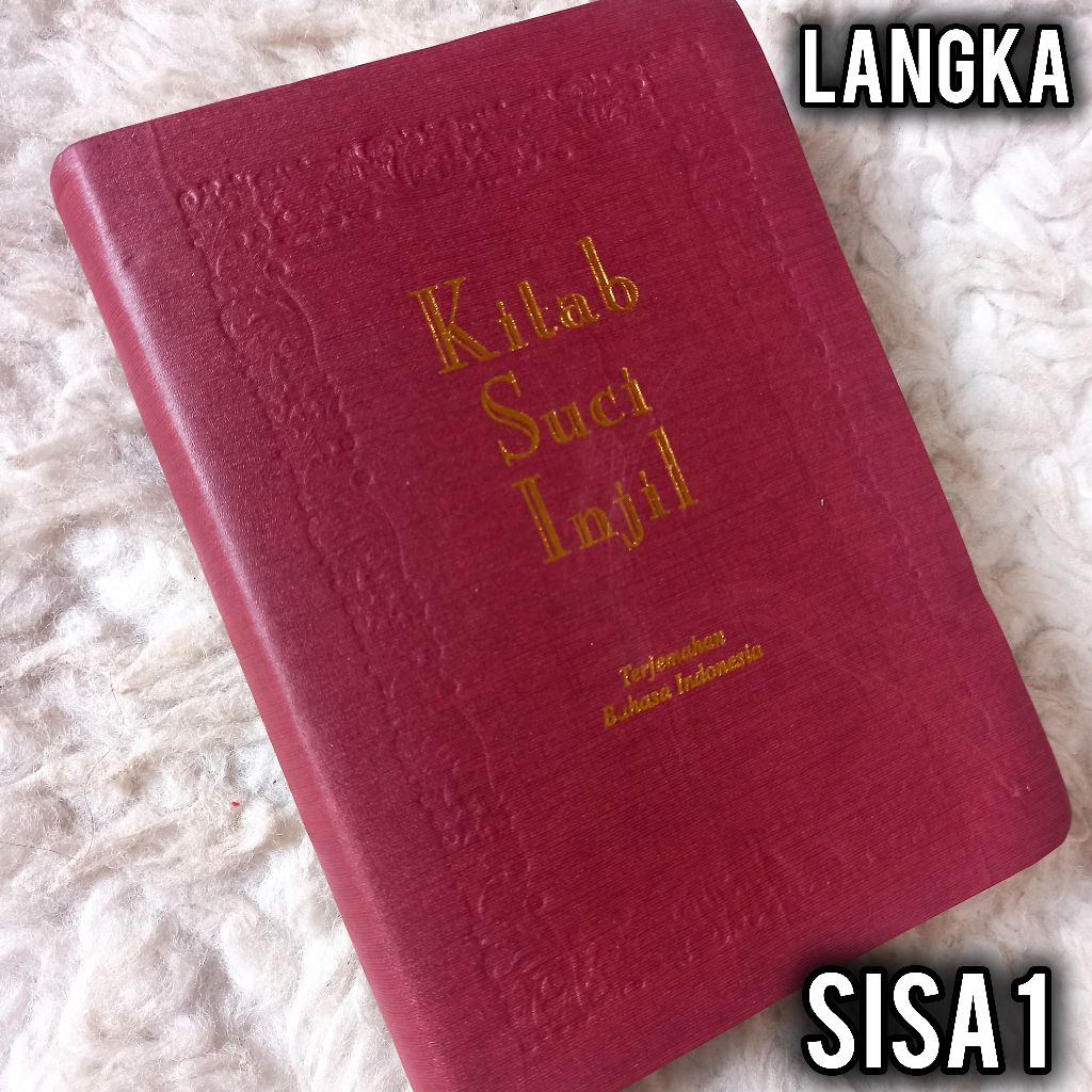 LANGKA kitab suci injil shellabear dwi bahasa LAI perjanjian baru yunani alkitab bible katolik ortod