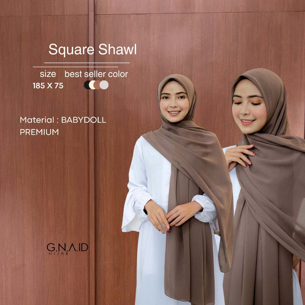 G.N.A.ID - Square Shawl - Pashmina square
