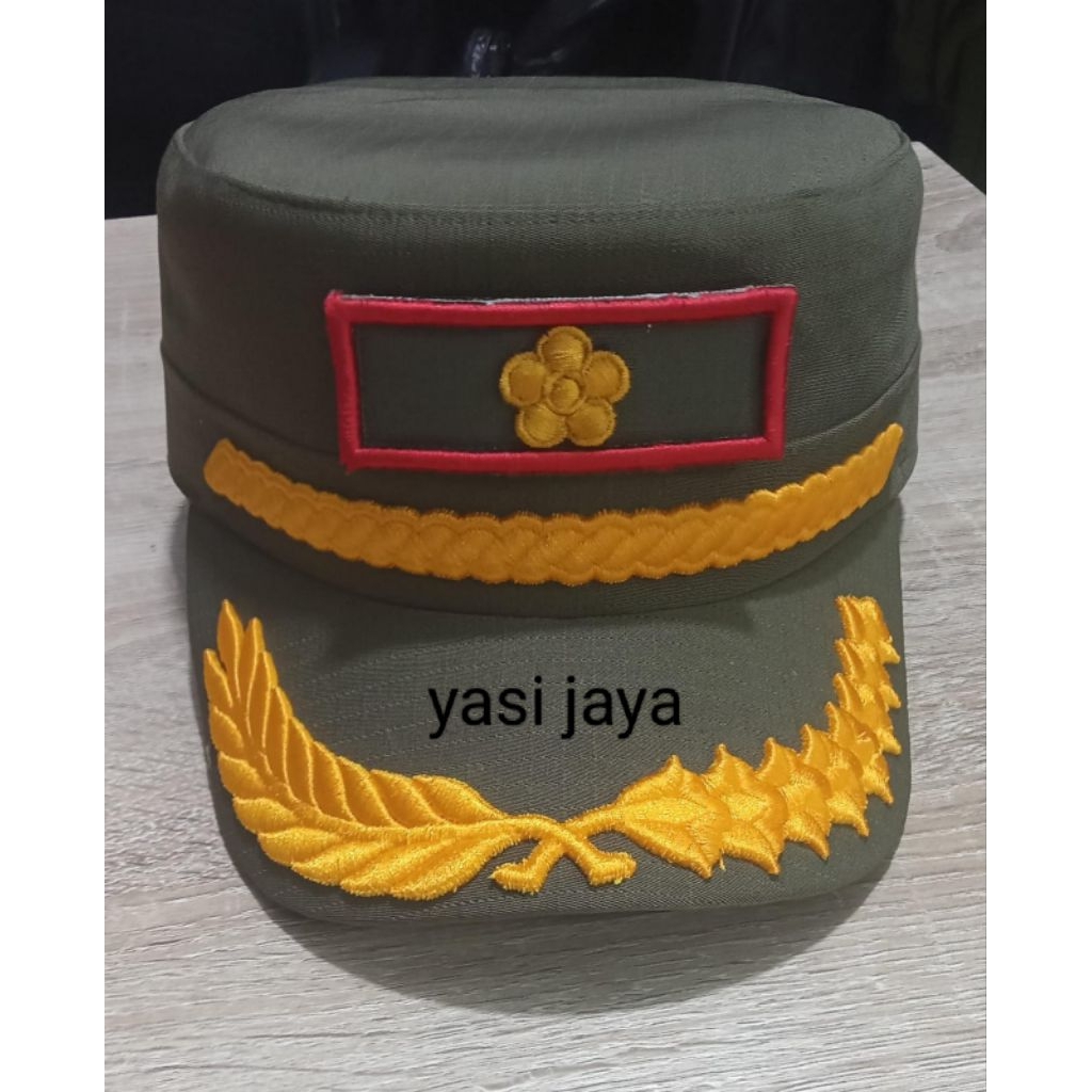 TOPI KOMANDO PDH/PDL SATPOL-PP | gol-3D |kualitas bagus | free bordir nama dan daerah