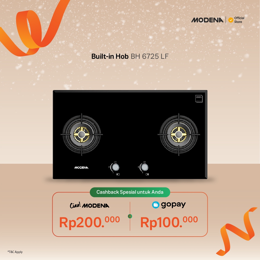 MODENA Built-in Gas Hob - BH 6725 LF