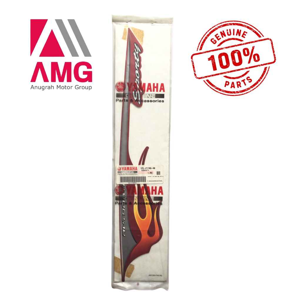 GRAPHIC 3 YAMAHA MIO SPORTY 2006 (5TL-F174G-40) / STIKER 2D / STRIPING / STIKER VYNIL / STIKER LOGO