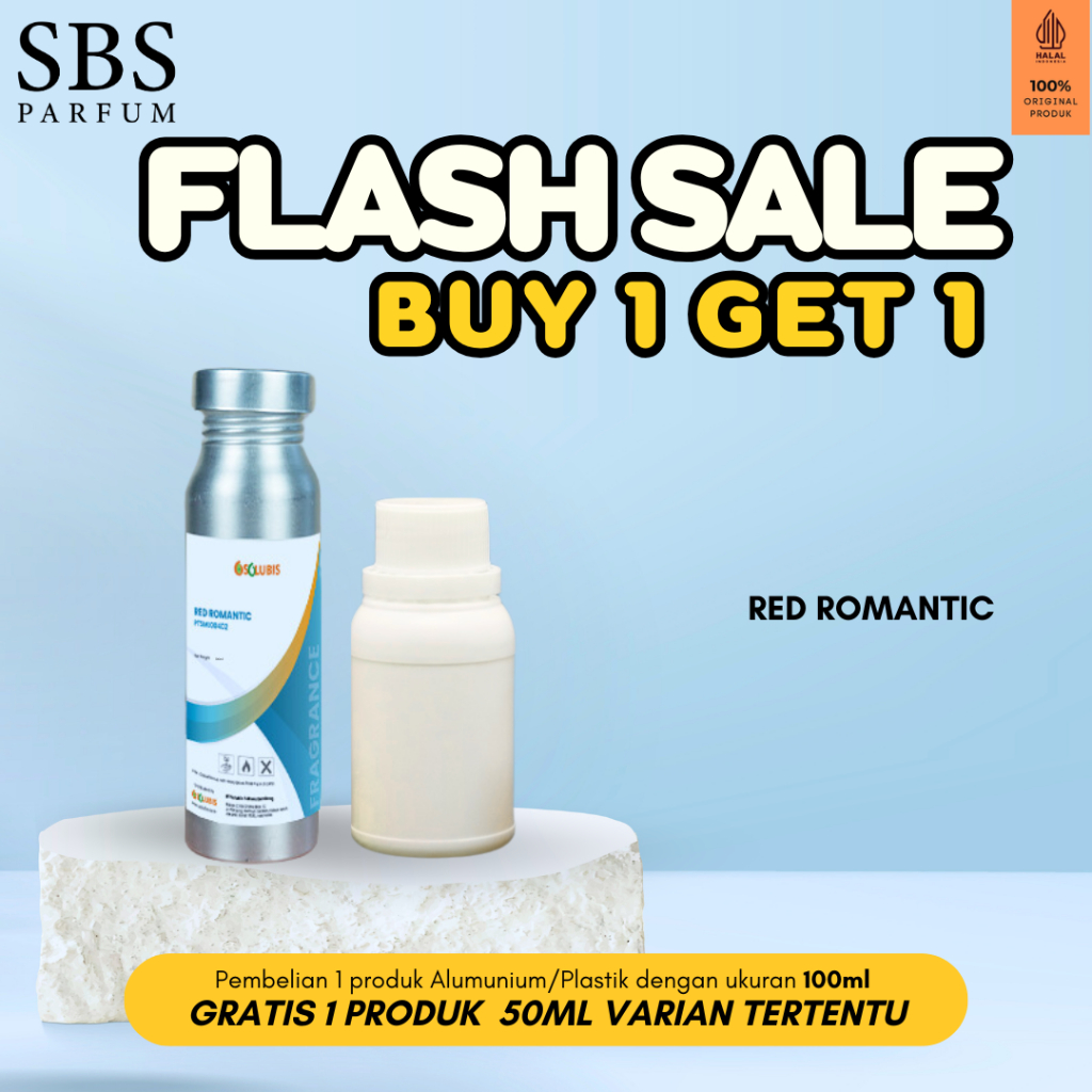 BUY 1 GET 1 FREE - Bibit Parfum Laundry Murni [Red Romantic]  | 100ml - Woody Floral