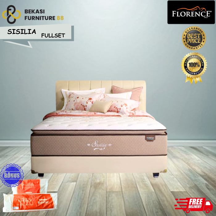 FLORENCE Springbed ( Sisilia ) Full Set Springbed uk 100,120,160,180,200x200