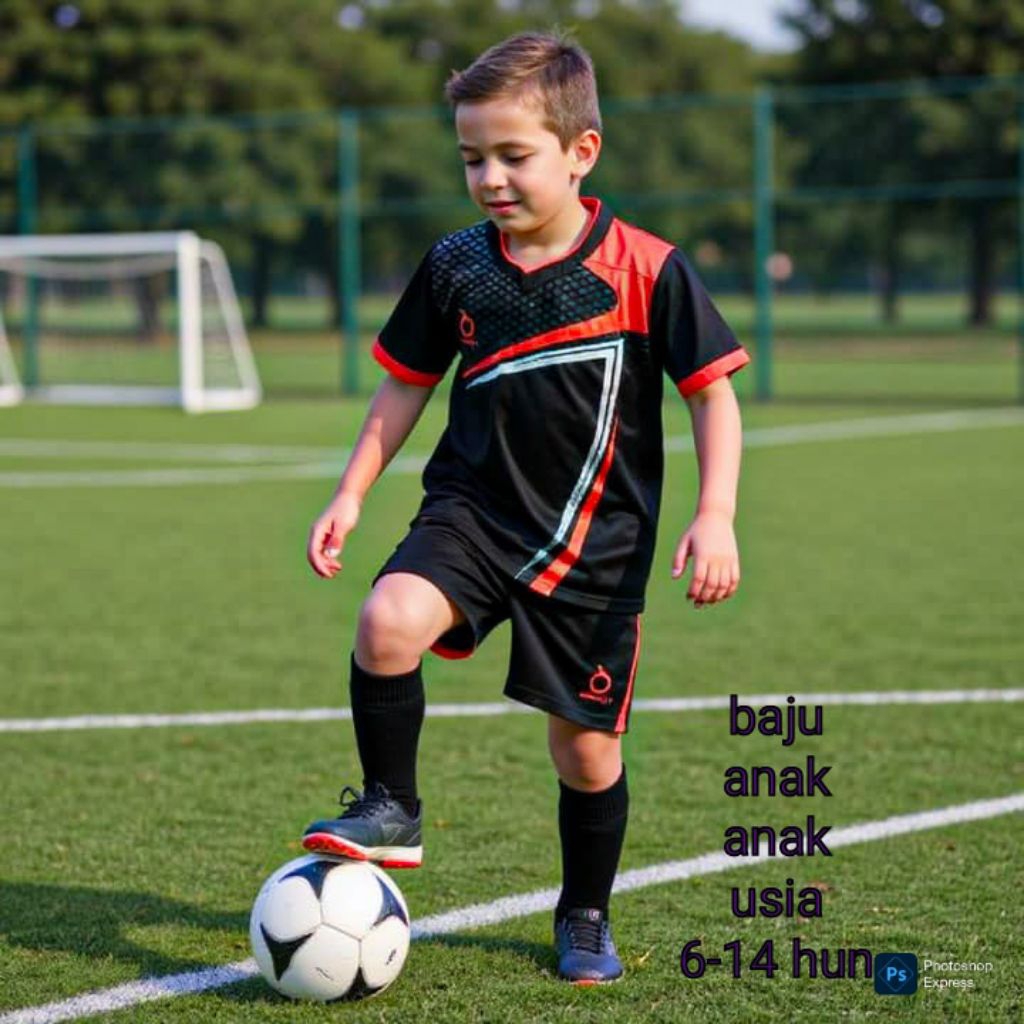 baju jersy anak anak usia 6-14 tahun baju futsal