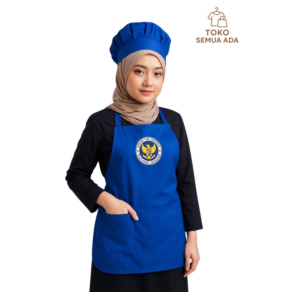 Celemek Custom  Nama - Celemek BGN - Celemek Custom Nama SPPG