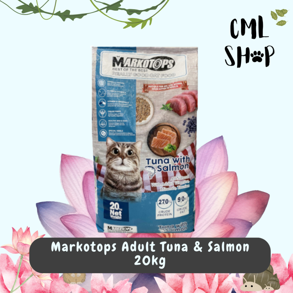 Makanan Kucing - Markotops Adult Tuna & Salmon 20kg