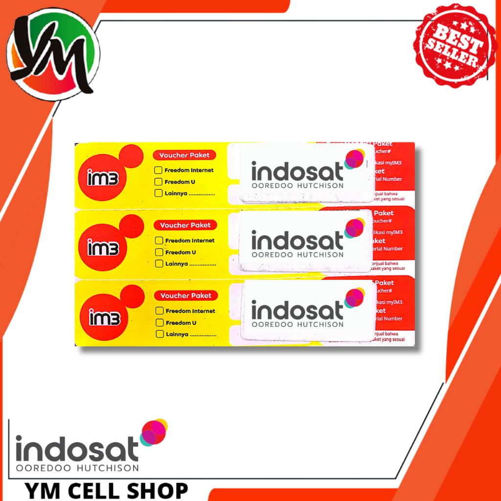 Voucher Kuota Indosat Freedom 3GB 20 Hari