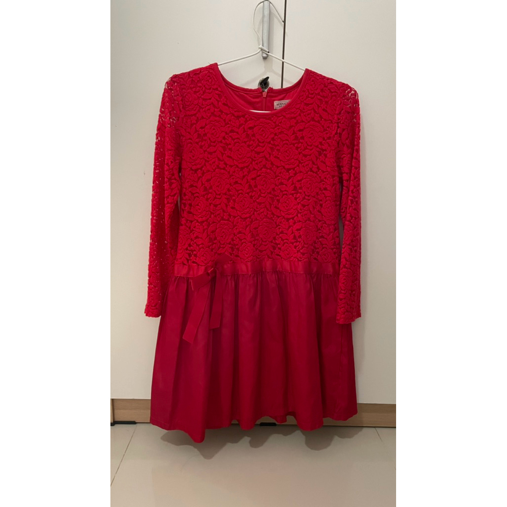 baju dress pesta anak remaja Monnalisa