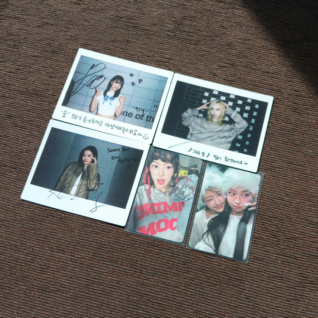 photocard kiiikiii, polaroid ost resident playbook