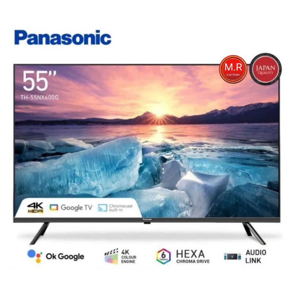 GOOGLE TV PANASONIC 55 INC UHD 4K TH-55NX600G