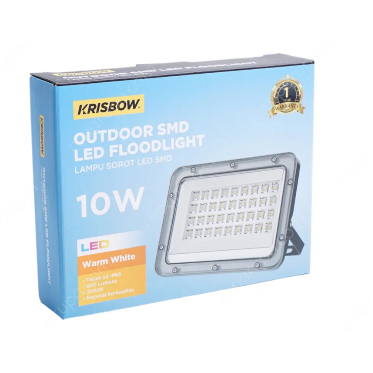 Krisbow flood light lampu sorot lampu outdoor LED 10 watt