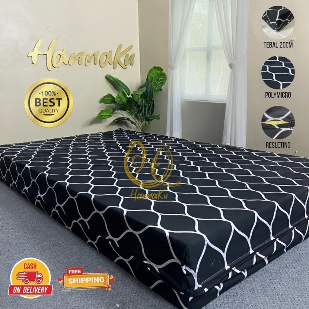 BARU KASUR BUSA SPON/FOAM TEBAL 20 CM GARANSI 10 TAHUN/KASUR BUSA PREMIUM