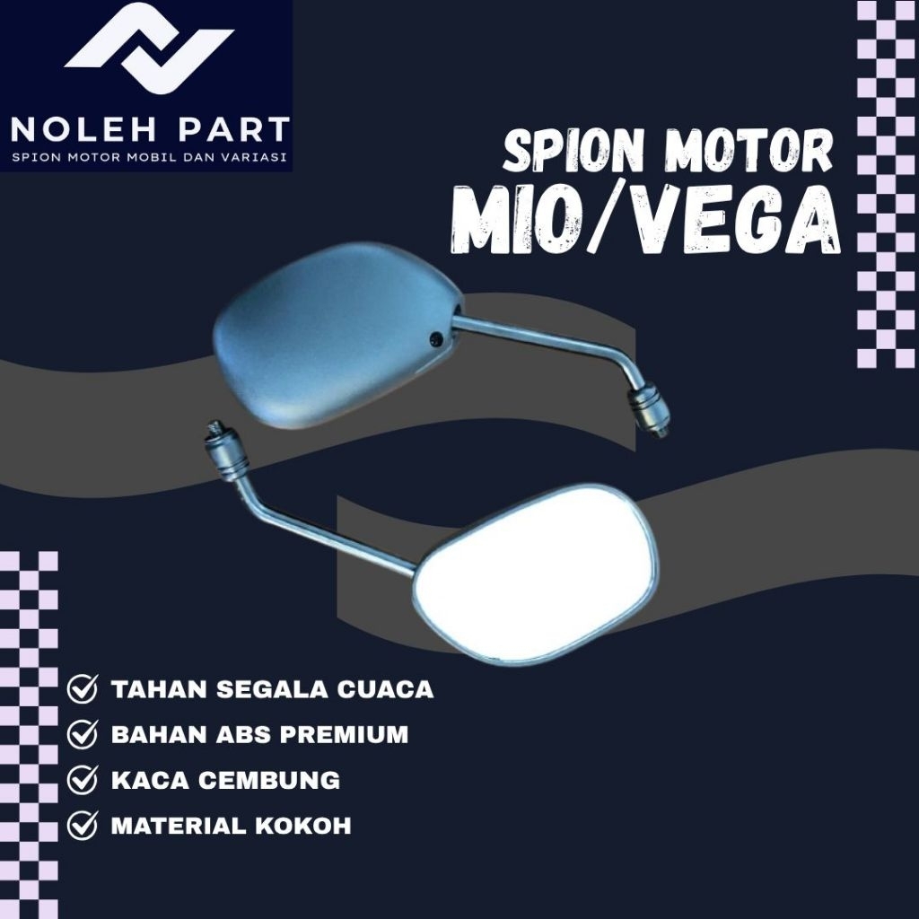Spion Yamaha MIO Model Standar Spion MIO Kaca Spion Motor / Spion MIO Soul Karbu
