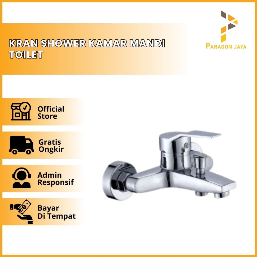 Kran Shower Keran Kamar Mandi toilet Air Panas Dingin Keran 2 Cabang(KRAN SHOWER)