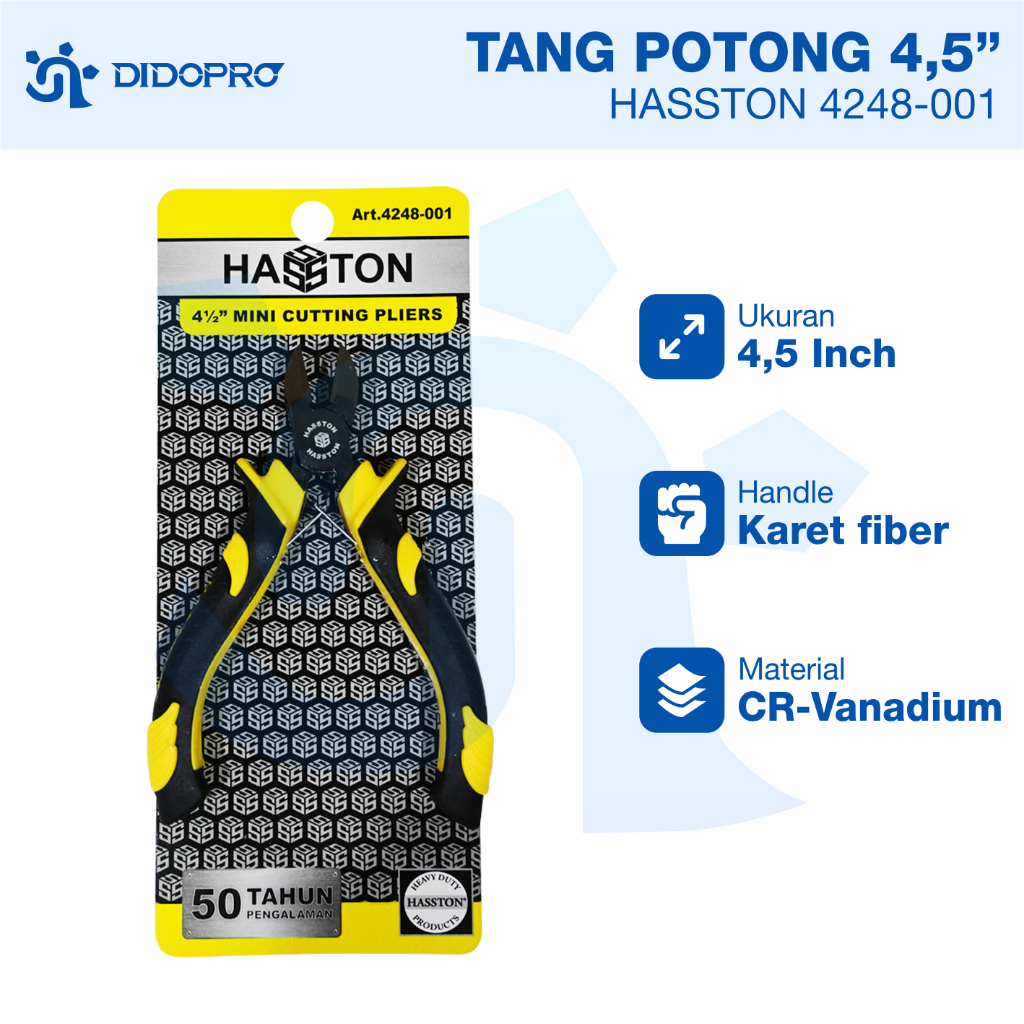 HASSTON PROHEX 4248-001 Tang Potong Mini Super 4.5" Mini Cutting Plier