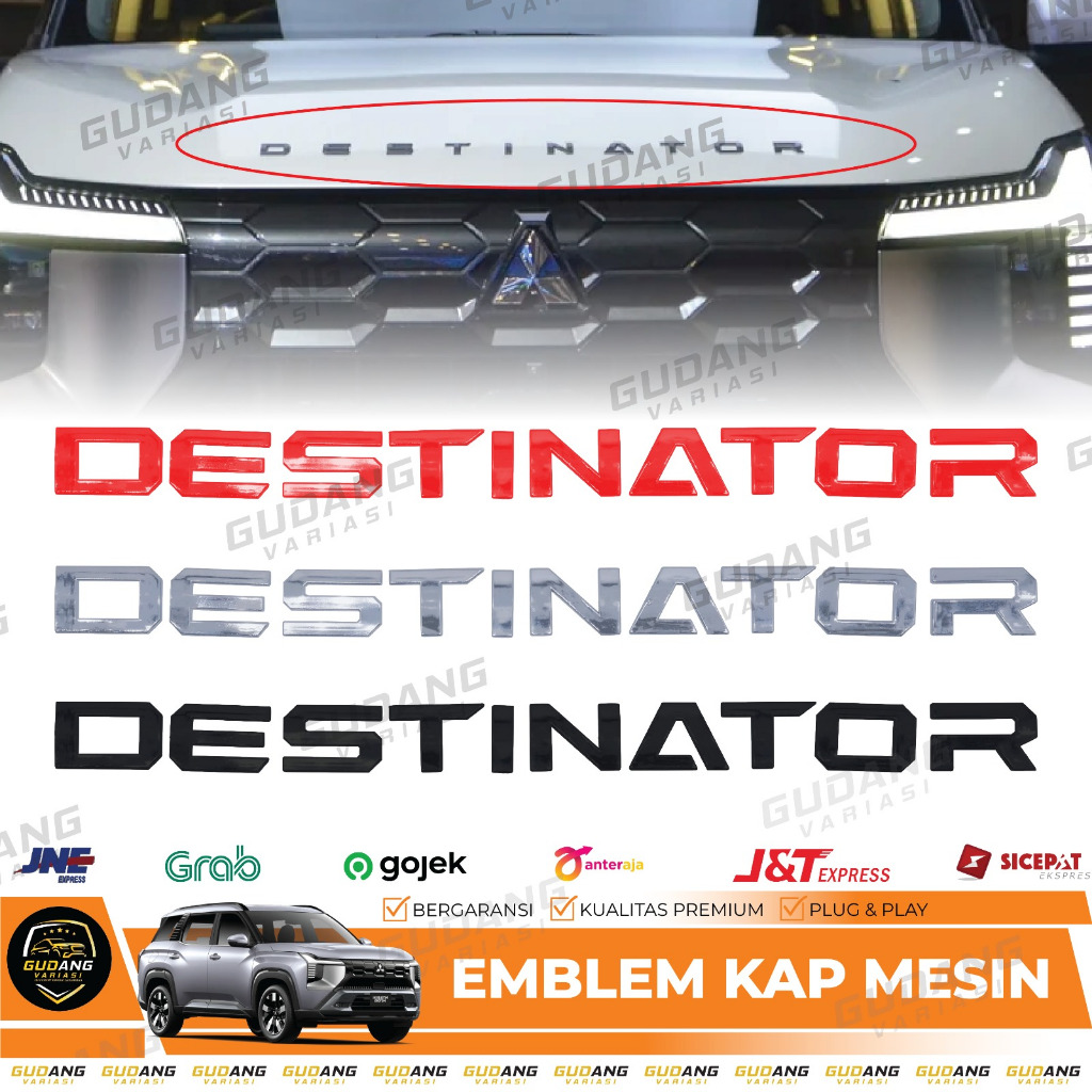 Emblem Kap Mesin Mobil Mitshubishi Destinator