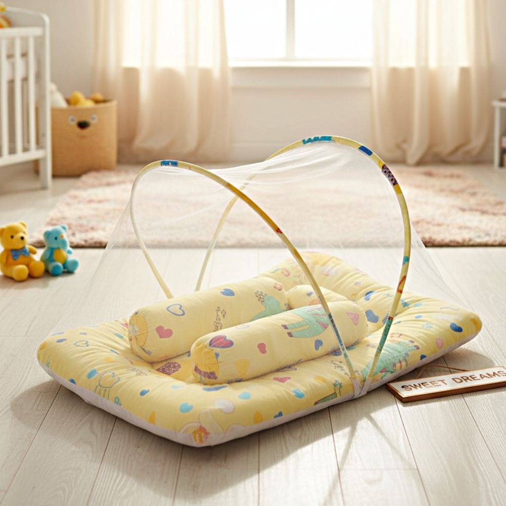 Tilam - kasur kelambu bayi set bantal guling