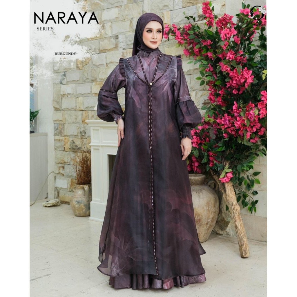 OMEIRO ADDIC NARAYA SERIES GAMIS LEBARAN OMEIRO GAMIS MEWAH GAMIS KONDANGAN