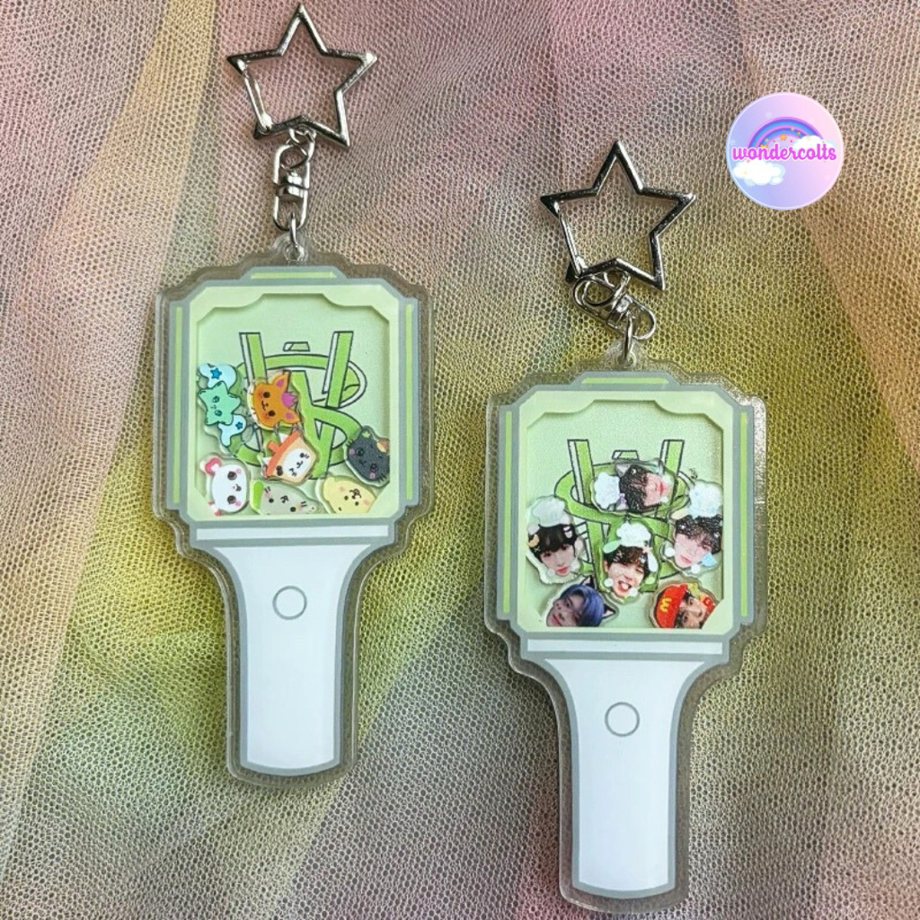 NCT Wish Keychain Shaker Gantungan Kunci Bag Charm KPOP