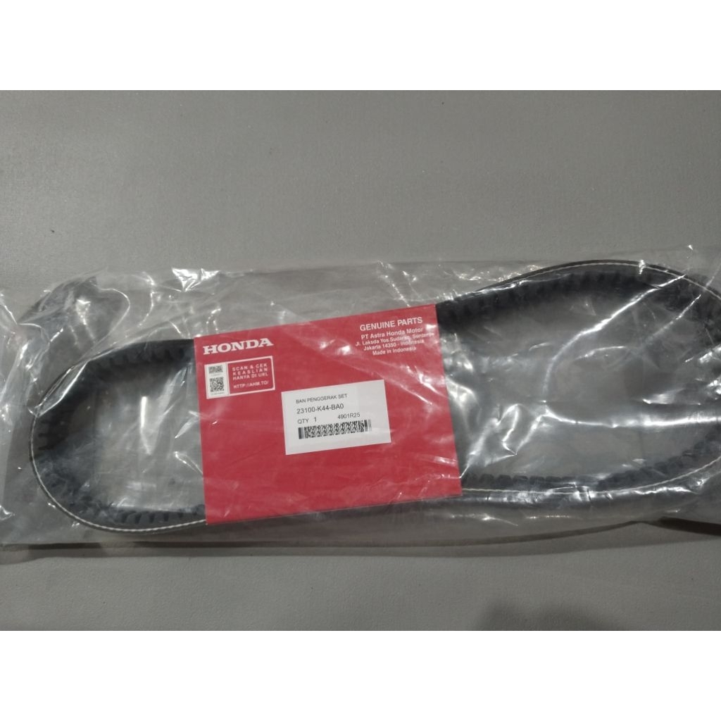 1 SET ORI v-belt BAN PENGGERAK RMAH LOLER UNTUK VARIO125, 150, SCOOPY, BEAT, GENIO