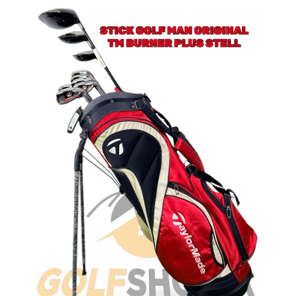 Stick Golf Taylormade Burner Plus Shaft Steel Original – Fullset Pria Second + Tas Golf