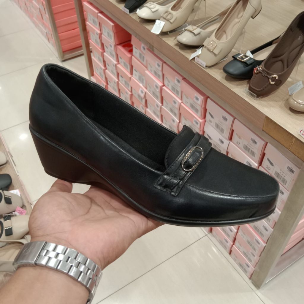 GENNY SEPATU WEDGES WANITA - SEPATU SEMI FORMAL - ORIGINAL