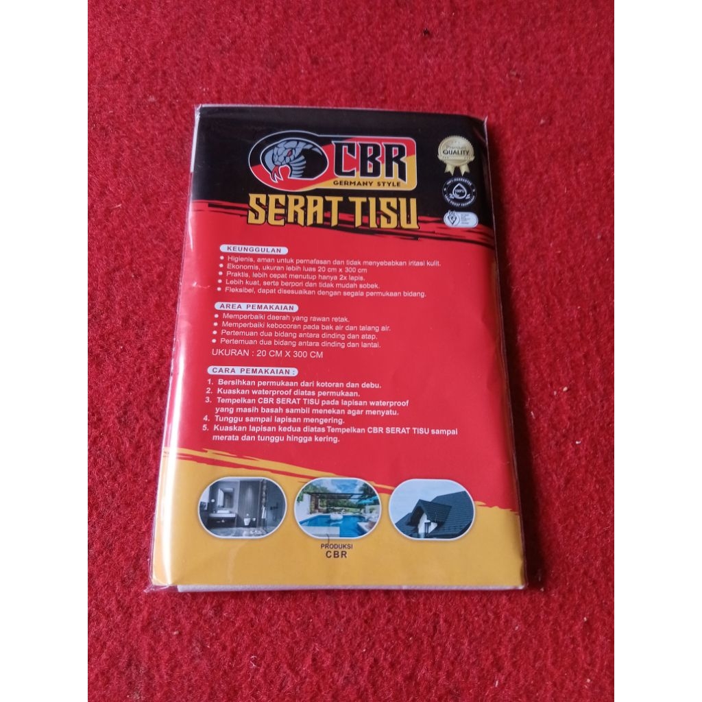 SERAT TISU FIBERGLASS / WATERPROOFING ANTI BOCOR CBR