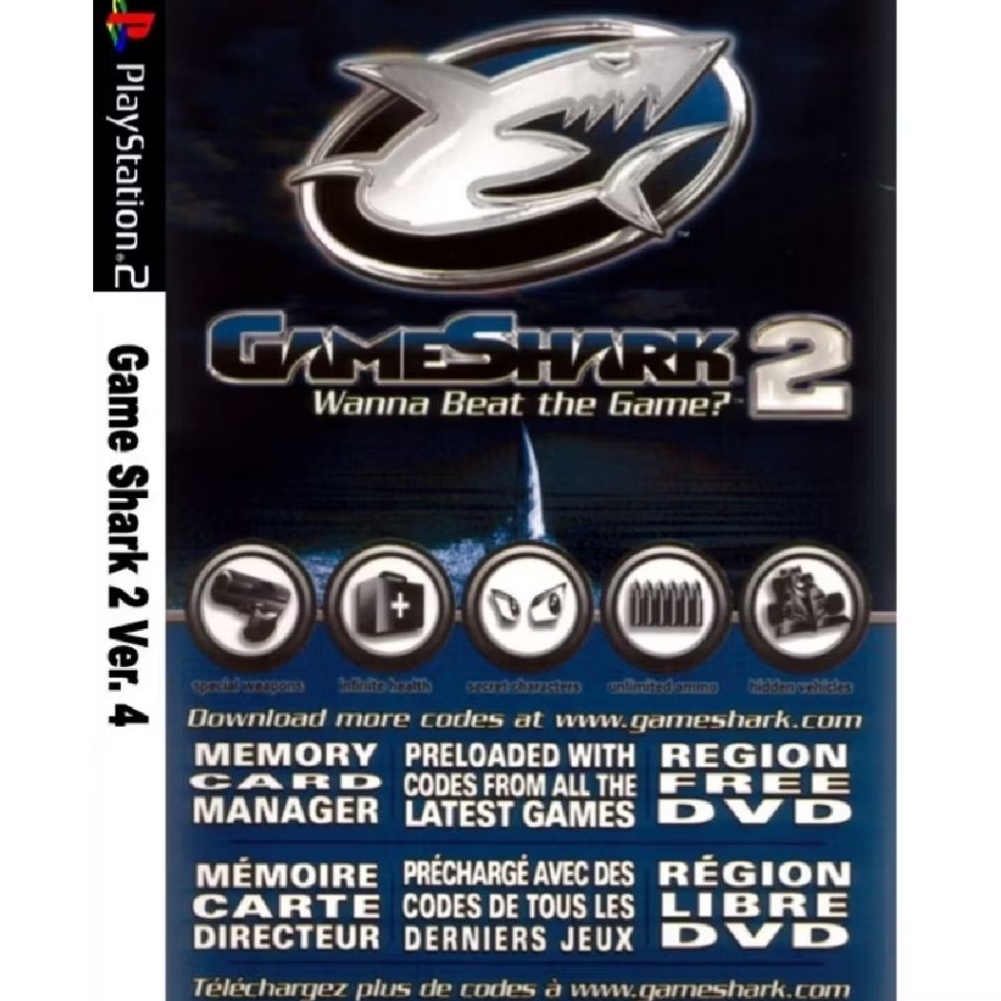 Kaset Playstation 2 PS2 Game Shark 2